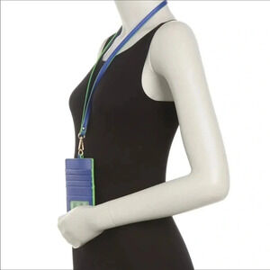 14th & Union Ringo Lanyard ID Holder Card Blue NWT